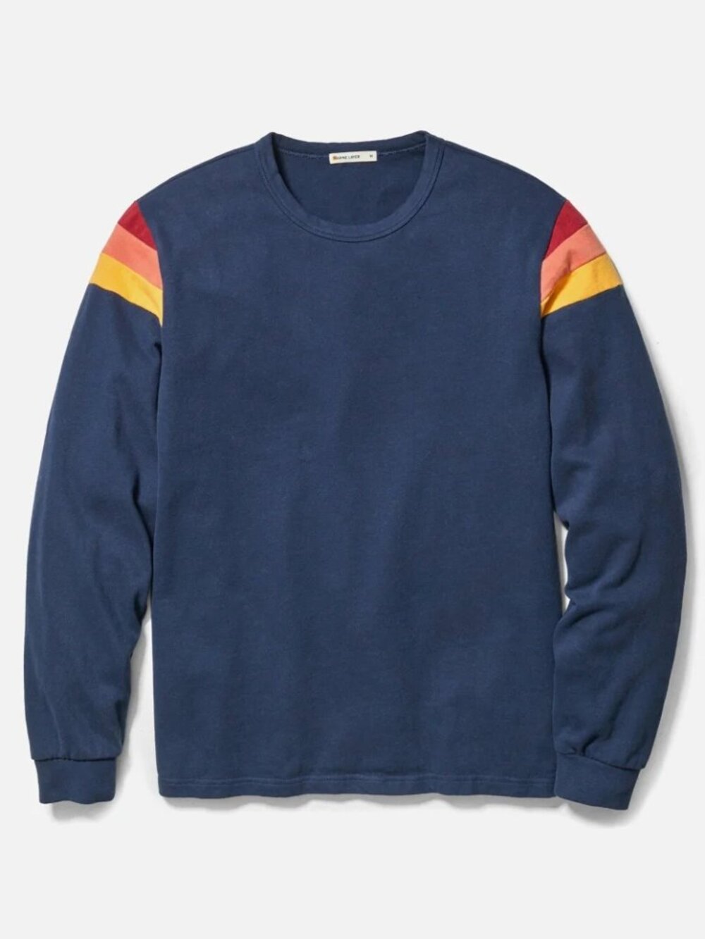 Marine Layer Indigo Brushed Jersey Sweater